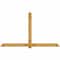 Ekena Millwork Eugene Rough Sawn Timber Gable Bracket, Western Red Cedar, 108"W x 63"H x 2"D x 6"F, 14/12 Pitch GBW108X63X0206EUG00RWR - alternate 1